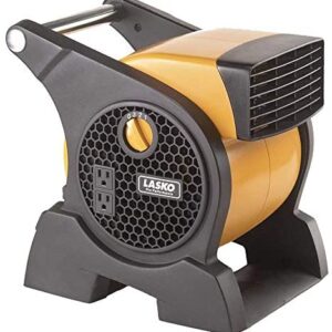 Lasko Pro-Performance High Velocity Utility Fan-Features Pivoting Blower