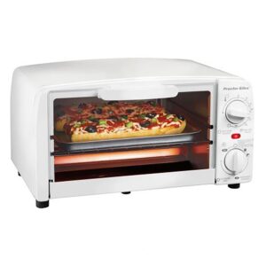 Proctor Silex 4 slice with broiler (white) toaster oven