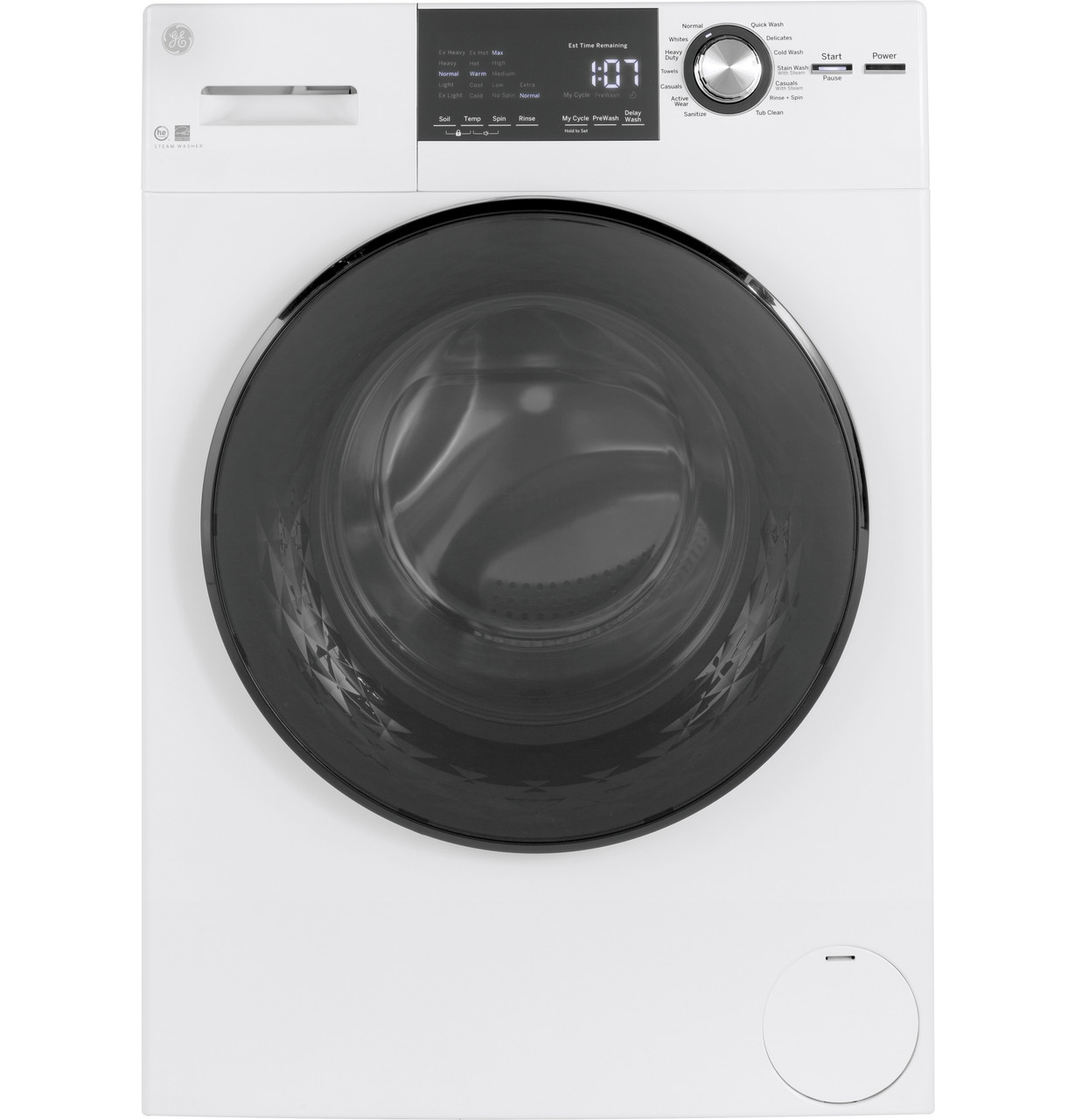 GE Front Load Washer with Steam